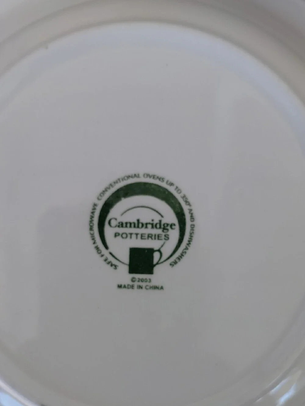 Green Palm Tree Ceramic Salad Plate, Only One Plate.